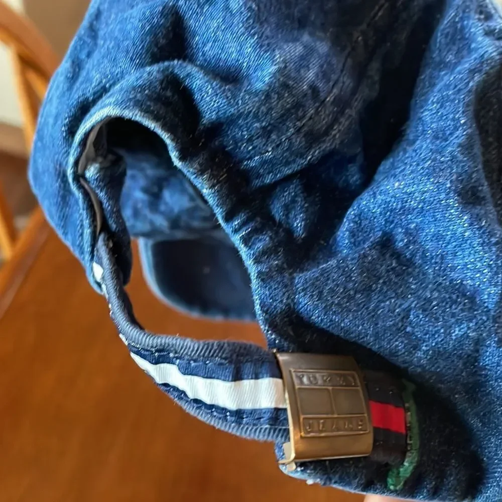 Vintage 90's Tommy Jeans Denim Baseball Cap